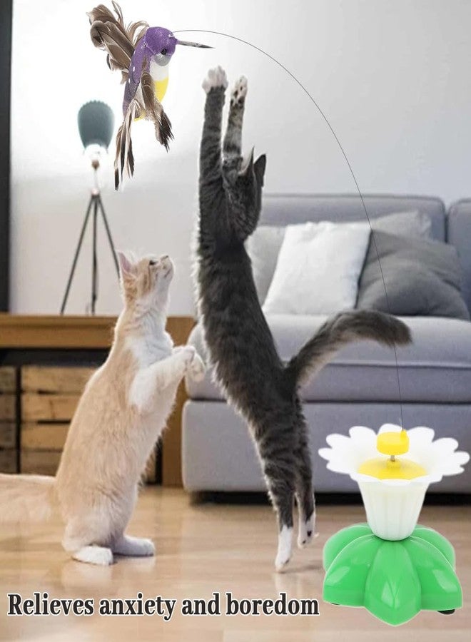 Glomora Flying Bird Cat Toy, Flying Bird Cat Toys for Indoor Cats with A Fastening Tape, 360 Degree Rotatable for All Breeds Cat - Image 5